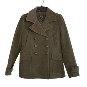 ‎COFFEESHOP Military Olive Peacoat Jacket M NEW